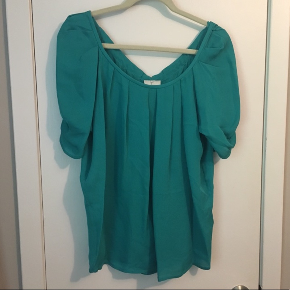 Beautiful Aqua Blouse